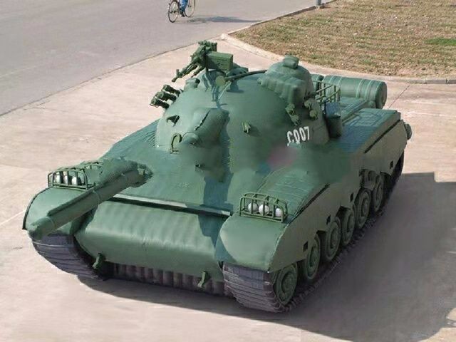张北军用充气坦克车
